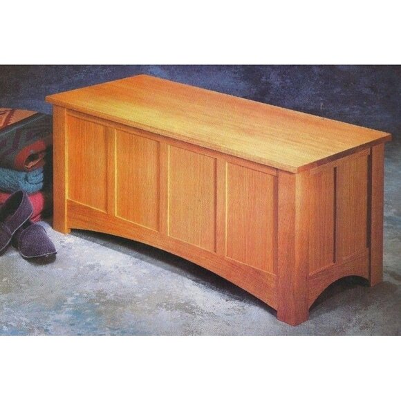 The Family Handyman Magazine DIY Projects Mission Chest Plans March 1995 - Picture 2 of 2